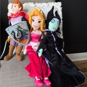 Disney Plush Dolls - Sleeping Beauty Set